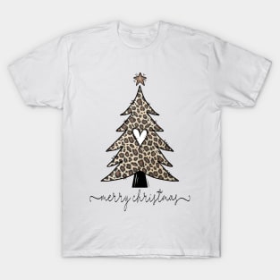 Cheetah Christmas Tree T-Shirt